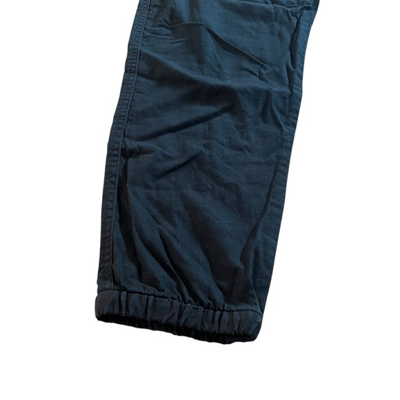GAP black cotton jogger pants | size small | pull-on drawstring waist | cotton - Picture 2 of 11